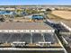 Row of townhouses with private screened pools at 1366 Lava Tree Dr, Davenport, FL 33897