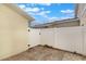Private backyard with a white vinyl fence at 13730 Lensdale Ln, Windermere, FL 34786