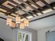 Modern chandelier with five light fixtures at 141 Oakwood Way, Winter Park, FL 32789