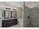 Spa-like bathroom with a soaking tub and a separate shower at 1426 Madison Ivy Cir, Apopka, FL 32712