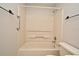 Shower featuring a full tub, integrated shower, and updated shower head at 144 Reserve Cir # 112, Oviedo, FL 32765