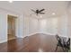 Large bedroom with hardwood floors and multiple closets at 1877 Crowley E Cir, Longwood, FL 32779