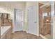 Bathroom with a shower and a separate tub at 245 Viola Dr, Auburndale, FL 33823