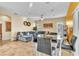 Bright dining area with seating for four and an open floor plan at 245 Viola Dr, Auburndale, FL 33823