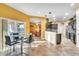 Modern kitchen with granite countertops and stainless steel appliances at 245 Viola Dr, Auburndale, FL 33823