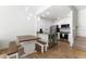 Open kitchen and dining area with stainless steel appliances at 2622 Lodi Cir # 103, Kissimmee, FL 34746