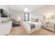 Primary bedroom with king-size bed and stylish decor at 291 Lasso Dr, Kissimmee, FL 34747