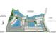 Community aerial view showing home sites, lakes, and green spaces at 4765 Cloister St, Kissimmee, FL 34758