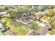 Overhead view of the home, showing the backyard, roof, and surrounding neighborhood at 5300 Lido St, Orlando, FL 32807