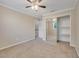 Spacious bedroom with mirrored closet and neutral carpeting at 816 Laurel Ave # 1, Orlando, FL 32803