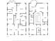 Two-story home floor plan; showing bedrooms, kitchen, and living areas at 817 Antonette Ave, Winter Park, FL 32789