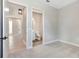 Bedroom with access to bathroom and hallway at 1062 Liliana Dr, Deland, FL 32724
