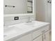 Double vanity bathroom with marble countertop at 11815 Pethrick Dr, Orlando, FL 32824