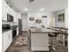 Modern kitchen with a large island and plenty of cabinet space at 1630 W New York Ave, Orange City, FL 32763