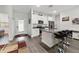 Modern kitchen featuring granite countertops and stainless steel appliances at 1630 W New York Ave, Orange City, FL 32763