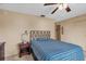 Cozy bedroom with double bed and ample closet space at 2712 Ceram Ave, Orlando, FL 32837