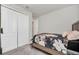 Bedroom with double bed and closet at 283 Archer Way, Haines City, FL 33844