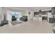 Open floorplan with living room and kitchen at 283 Archer Way, Haines City, FL 33844