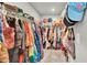 Large walk-in closet with ample shelving and hanging space at 3037 Cassidy Ln, Haines City, FL 33844