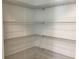 Walk-in pantry with metal shelving provides ample storage in this home at 329 Conway Ave, St Cloud, FL 34771