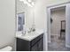 Bathroom featuring dark wood cabinet and sink at 782 Grand Hilltop Dr, Apopka, FL 32703