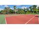 Two well-maintained tennis courts surrounded by lush greenery at 87 Carolwood Blvd, Fern Park, FL 32730