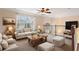 Comfortable loft area furnished with sofa and coffee table at 13005 Islamorada Dr, Orlando, FL 32837