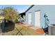 Spacious backyard with chain link fence at 1609 Stocking St, Daytona Beach, FL 32117