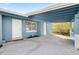 Home exterior featuring carport and light blue paint at 1609 Stocking St, Daytona Beach, FL 32117