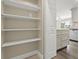 Open shelving pantry with ample storage space at 1609 Stocking St, Daytona Beach, FL 32117