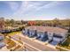 Aerial view showing the location of townhouses in a quiet neighborhood at 2033 Canny Cv, Winter Park, FL 32792