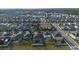Aerial view of a house in a residential neighborhood with a pool at 2158 Stillwood Way, St Cloud, FL 34771