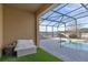 Relaxing wicker furniture near the pool at 2158 Stillwood Way, St Cloud, FL 34771