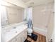 Bathroom with shower/tub combo and updated vanity at 230 La Casa # 230, Lake Wales, FL 33898