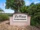 La Casa Condominiums entrance sign at 230 La Casa # 230, Lake Wales, FL 33898