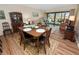 Cozy dining area with wood table and chairs at 230 La Casa # 230, Lake Wales, FL 33898