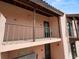 Condo balcony overlooking the courtyard at 230 La Casa # 230, Lake Wales, FL 33898