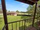 View of community pool and clubhouse from balcony at 230 La Casa # 230, Lake Wales, FL 33898