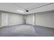 Attached garage with painted floor and storage at 43 Water Track Dr, Ocala, FL 34472