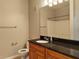 Bathroom with granite countertop and a tub shower combo at 826 Grand Regency Pt # 202, Altamonte Springs, FL 32714