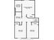 Two-story floor plan featuring primary bedroom, two additional bedrooms, and two bathrooms at 8519 Bay Lilly Loop, Kissimmee, FL 34747