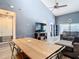 Open concept dining area with wood table and seating for four at 925 Wintergreen Blvd, Fern Park, FL 32730