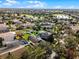 Aerial view of a lovely home and green backyard including a screened-in pool at 1101 Maidenmoor Rd, Winter Garden, FL 34787