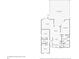 Detailed floor plan of the home's first level, showcasing room layouts and dimensions at 1101 Maidenmoor Rd, Winter Garden, FL 34787