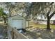 Spacious backyard with detached workshop and water access at 15040 Ne 248Th Avenue Rd, Fort Mc Coy, FL 32134
