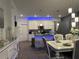 Open concept dining room with white table and chairs, adjacent to kitchen at 1563 Cross Prairie Pkwy, Kissimmee, FL 34744