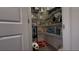 Well-organized pantry with ample shelving for food storage at 1563 Cross Prairie Pkwy, Kissimmee, FL 34744