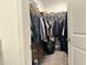 Large walk-in closet with ample hanging space at 1563 Cross Prairie Pkwy, Kissimmee, FL 34744