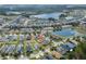 Aerial view of house and surrounding neighborhood at 16067 Shasta St, Clermont, FL 34714