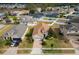 One-story house situated in a quiet residential neighborhood at 16067 Shasta St, Clermont, FL 34714